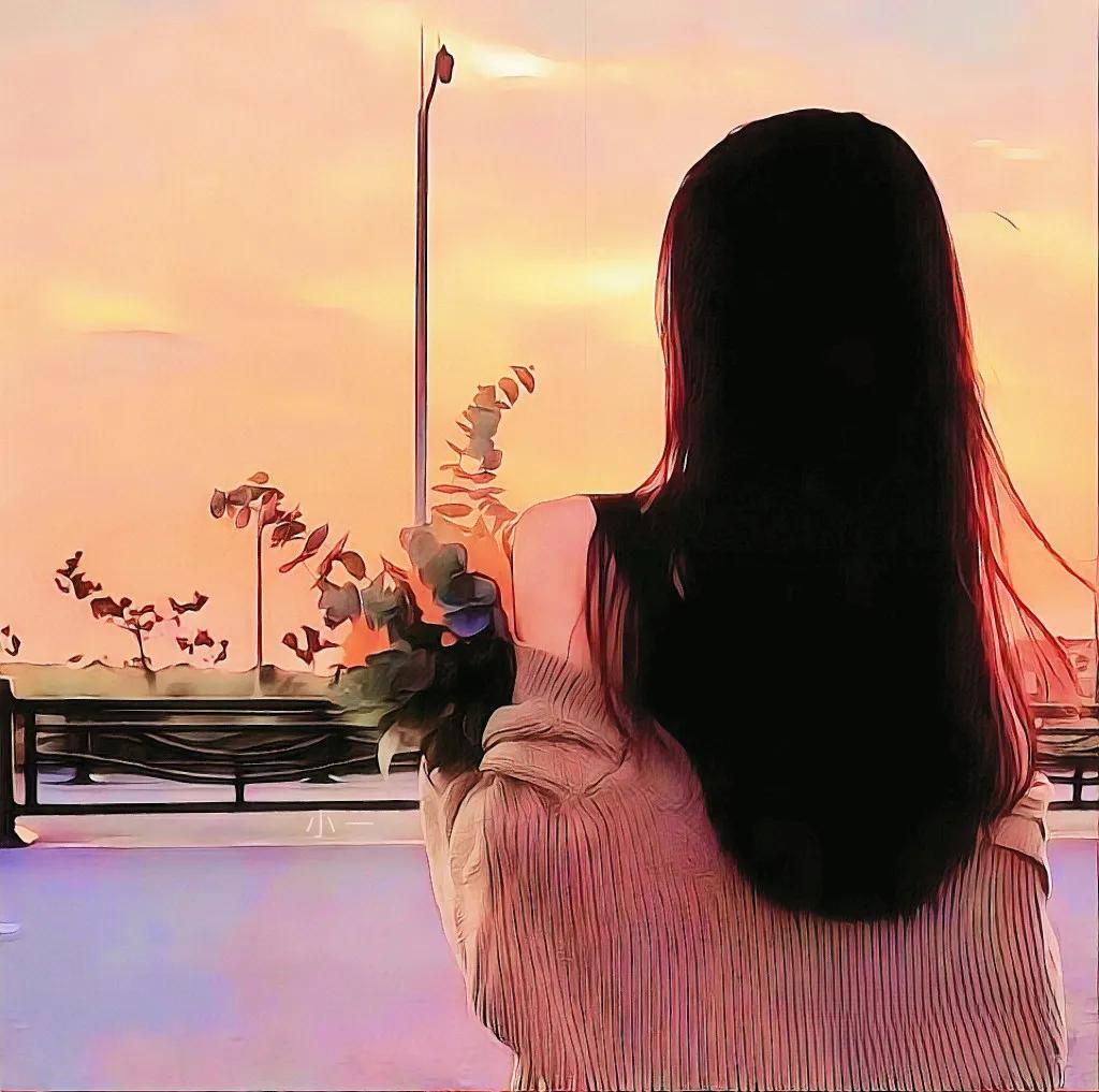 最新女生潮流背影头像,小巷深处的独特风尚风采展现