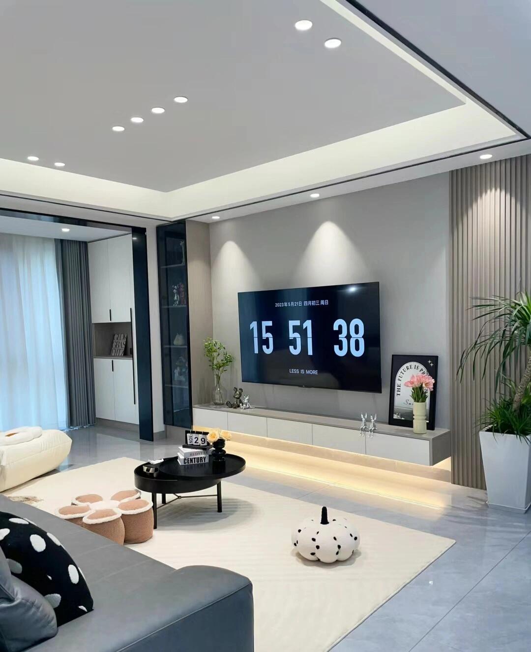 2024最新电视墙趋势与设计展望,打造时尚前沿的家庭娱乐空间