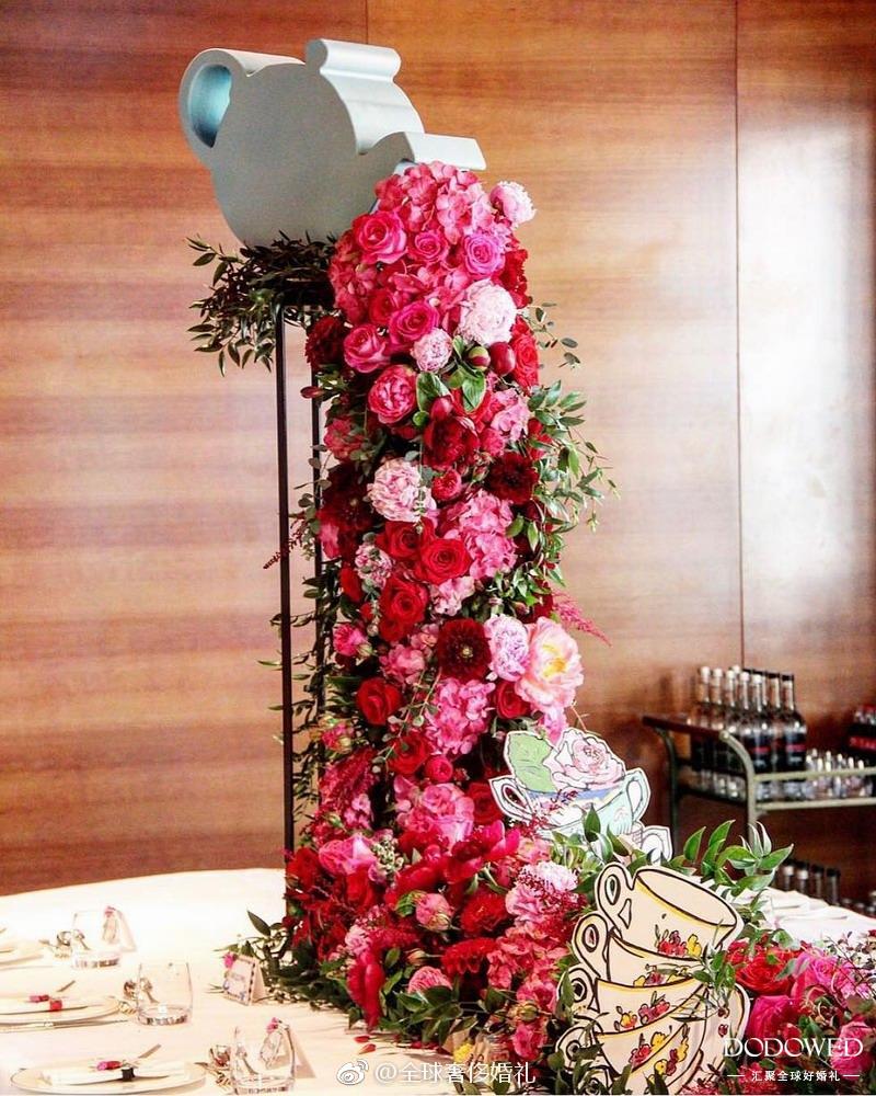 最新桌花造型花艺图片及教程,一步步成为桌花造型花艺大师