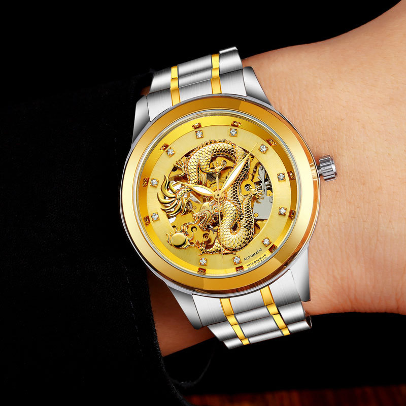 科技与艺术的融合,最新机械手表中国龙表亮相!