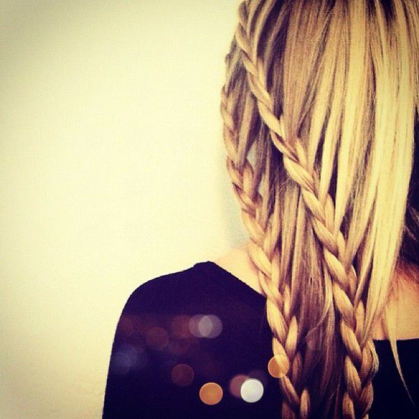 科技与时尚完美融合,最新女中长发扎发图片大赏