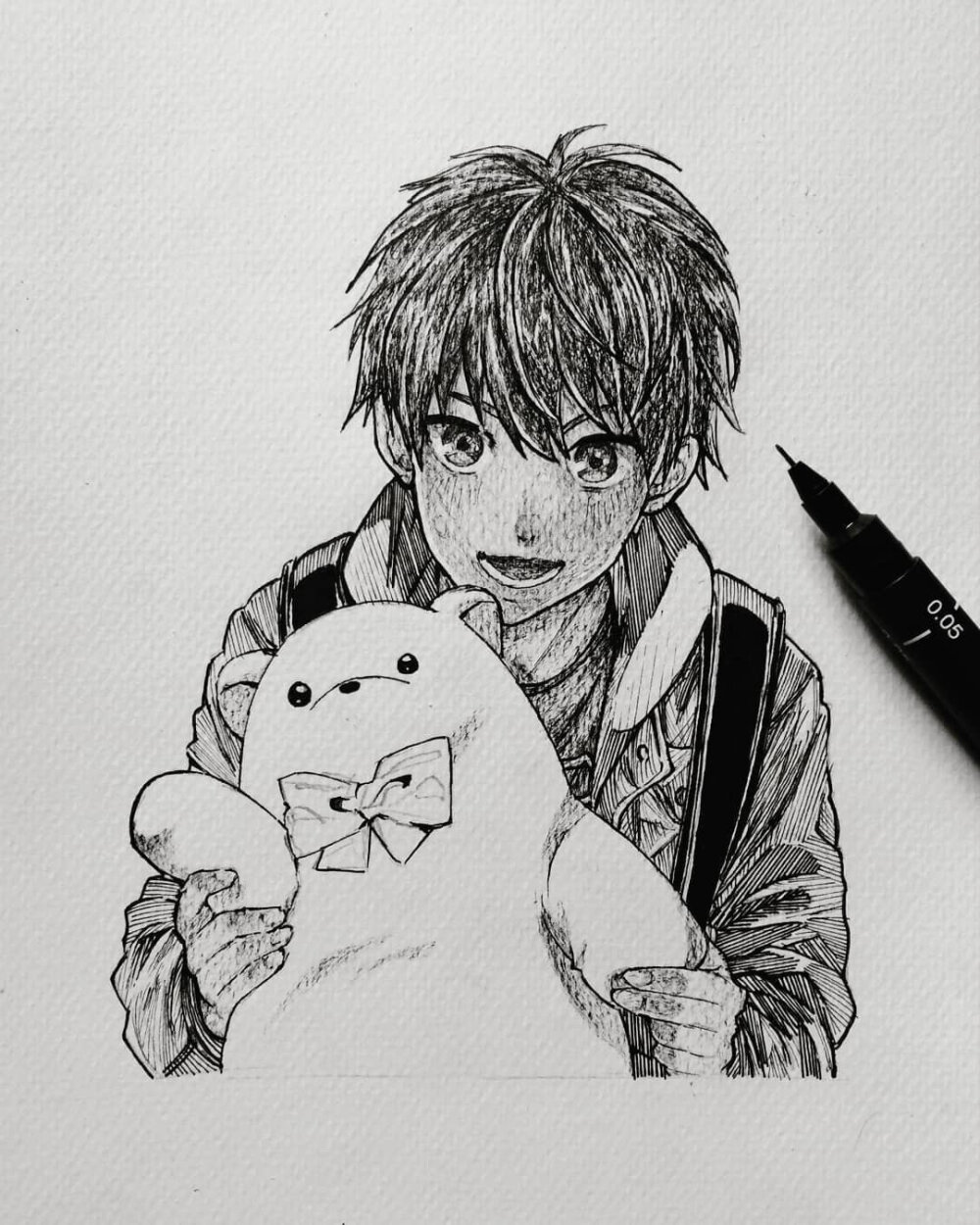 黑白动漫手绘,小巷深处的艺术秘境探索