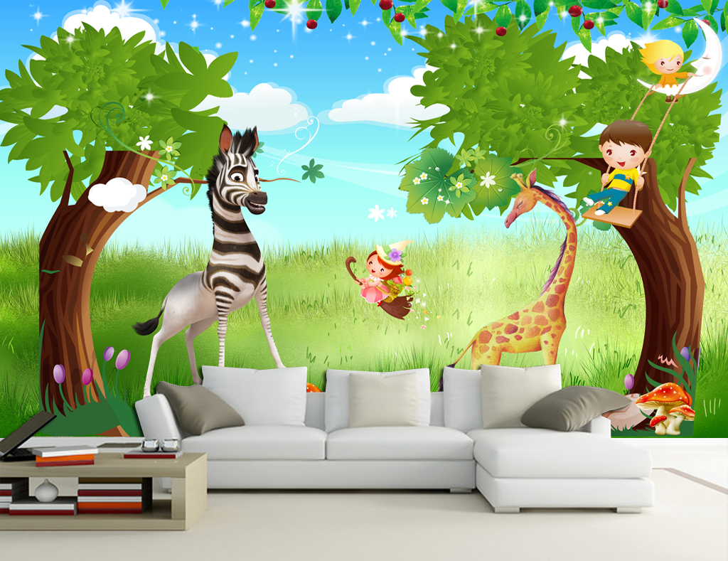 动漫壁画,绘梦之墙,见证自信与成长之路