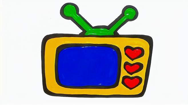 从白纸到彩色画面,电视绘画的励志之旅