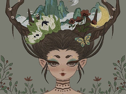 鹿神新作,心灵与自然的奇妙交融之旅